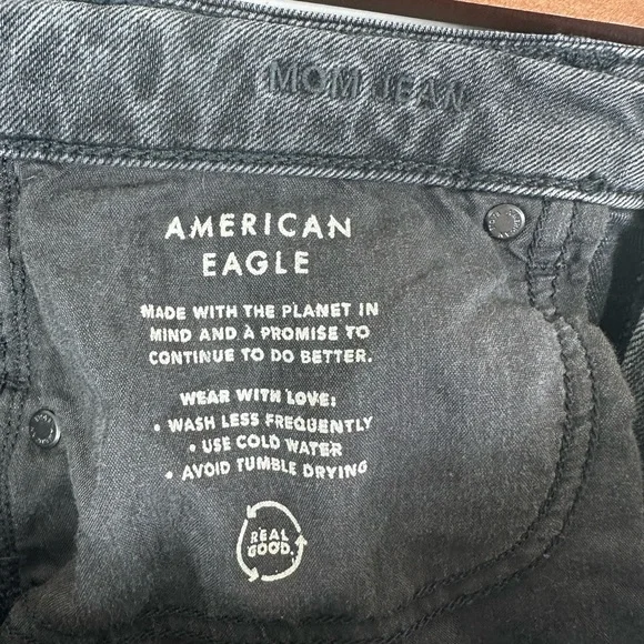 American Eagle Outfitters Mom Jeans 10 Long - Picture 4 of 5